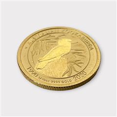 2020 Australia $15 1/10-oz Gold Kookaburra BU